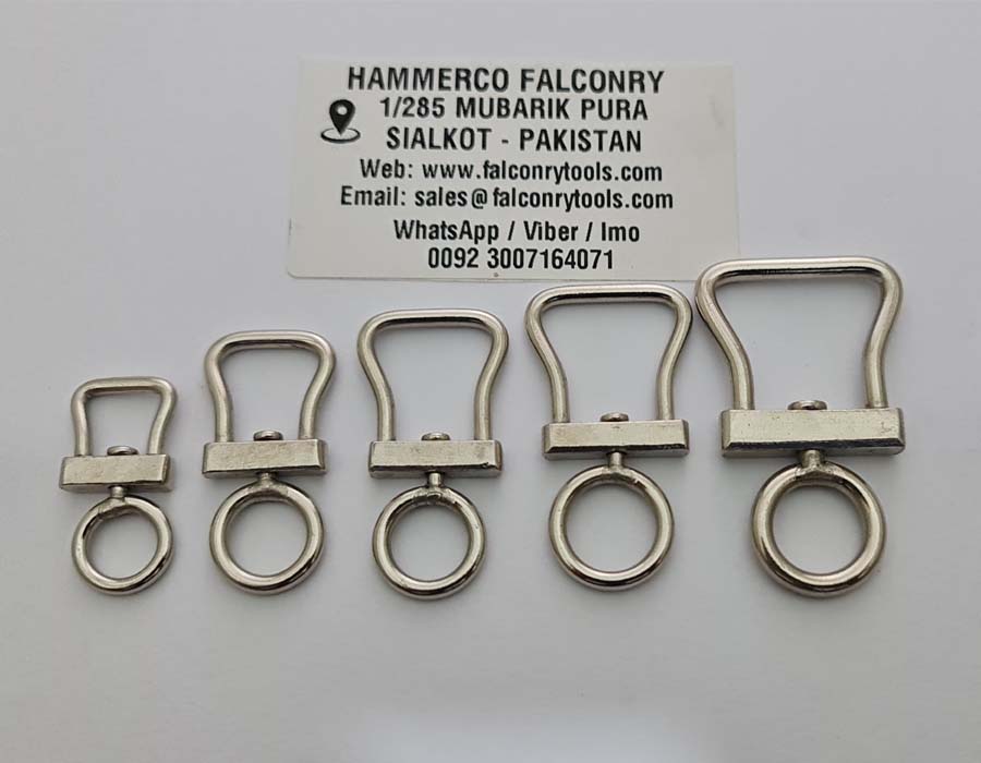 British Bell Shaped Swivels 2 HAMMERCO FALCONRY